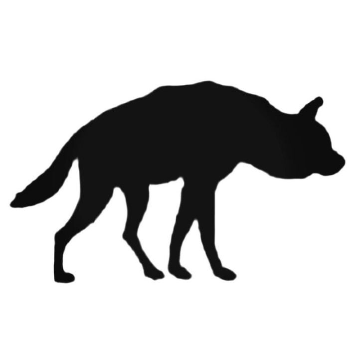 Buy Fox With Short Tail Decal Sticker Online