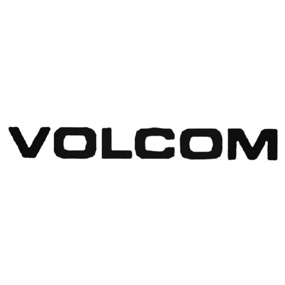 Volcom Text Bold Decal Sticker