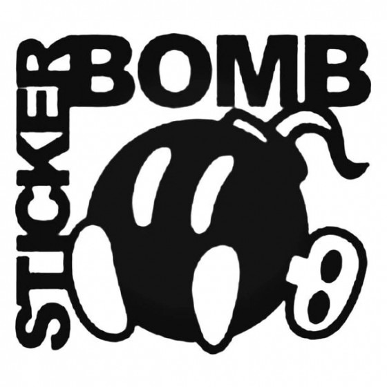 Bomb Decal Sticker