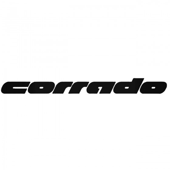 Vw Corrado Decal Sticker