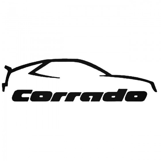 Vw Corrado Decal Sticker 2