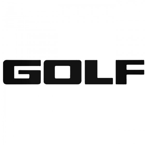Vw Golf 1 Decal Sticker 1