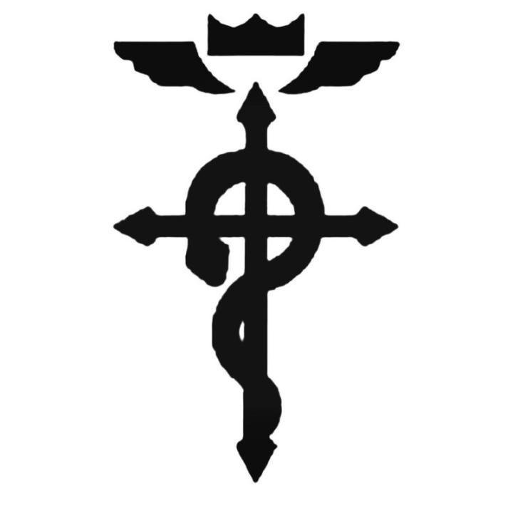 Fullmetal Alchemist Flamel Symbol Stickers (2-Pack)