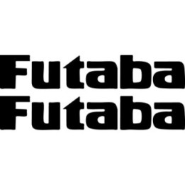 Futaba RC Stickers – Radio Control Drone Racing Decals (2-Pack)