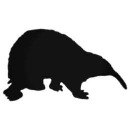 Buy Fuzzy Anteater Decal Sticker Online