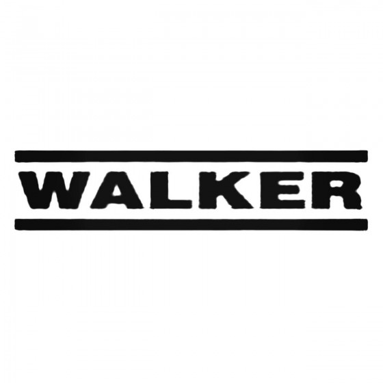 Walker Decal Sticker