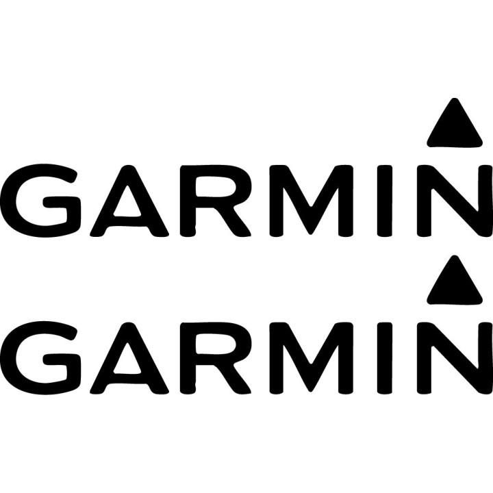 Garmin Stickers – GPS Navigation Cycling Motorsport Decals (2-Pack)