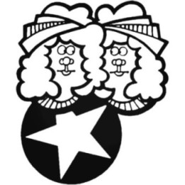 Gemini Zodiac Stickers – Star Sign Twins Decals (2-Pack)