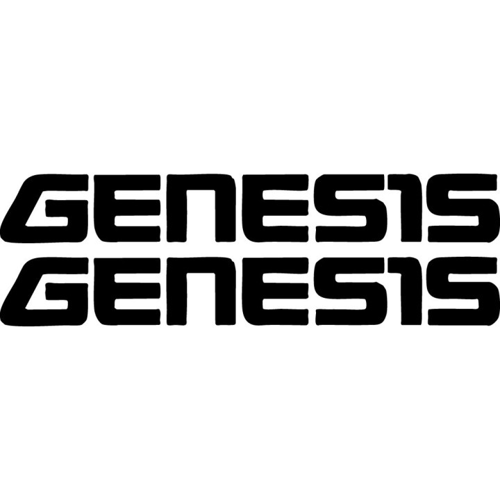 Genesis Stickers – Hyundai Luxury Performance Car Decals (2-Pack)