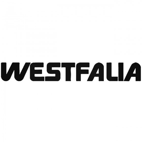 Westfalia Vw Vinyl Decal...
