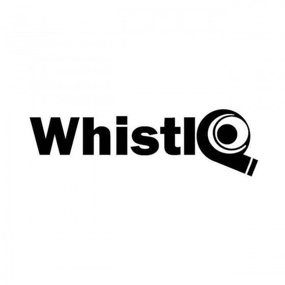 Whistle Vinyl Decal Sticker