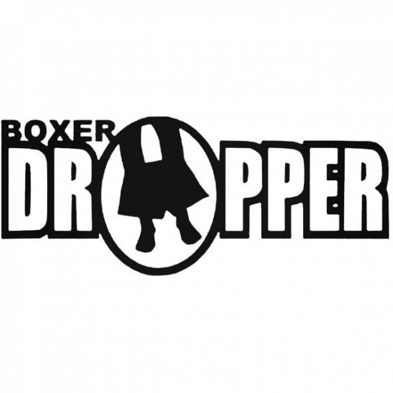 Boxer Dropper 2 Decal Sticker