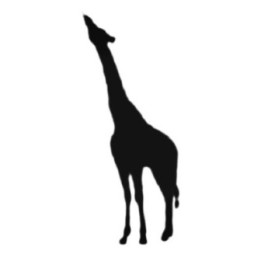 Buy Giraffe Eating Decal Sticker Online
