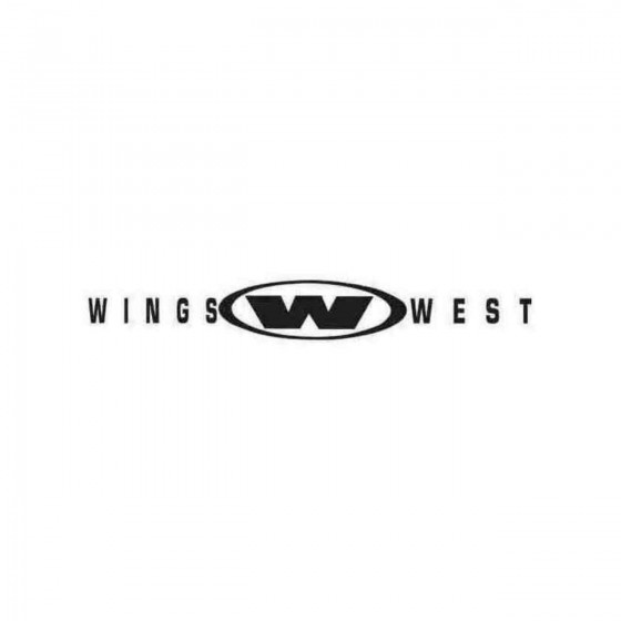 Wings West Graphic Decal...