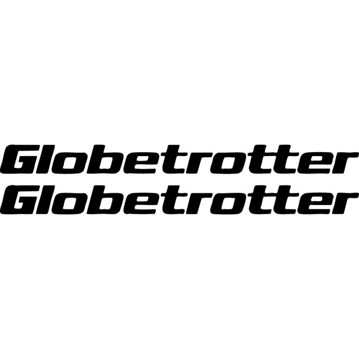 Globetrotter Camper Stickers – RV Caravan Travel Decals (2-Pack)