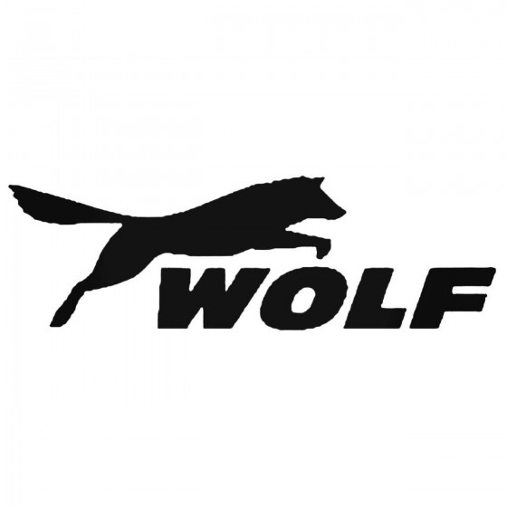 Wolf Racing Decal Sticker