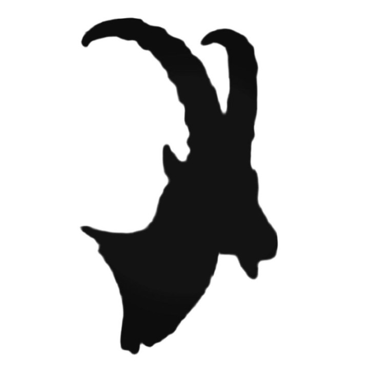 Buy Goat Head Decal Sticker Online
