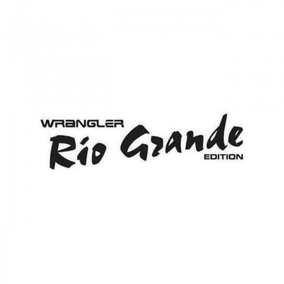 Wrangler Rio Grande Edition...