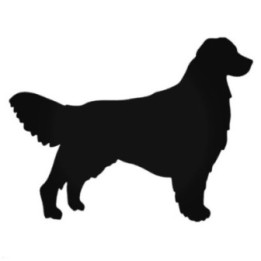 Buy Golden Retriestyle Dog Decal Sticker Online