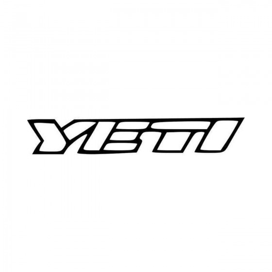 Yeti Text Outline Logo...
