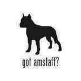 Buy Got Amstaff Terrier Dog Silhouette Decal Sticker Online