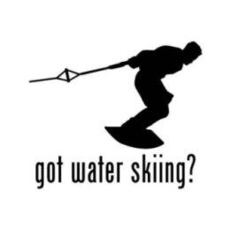 Got Water Skiing? Stickers – Slalom Sport Decals (2-Pack)