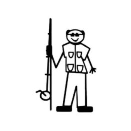 Buy Grandpa Stick Figure 2 Sticker Online