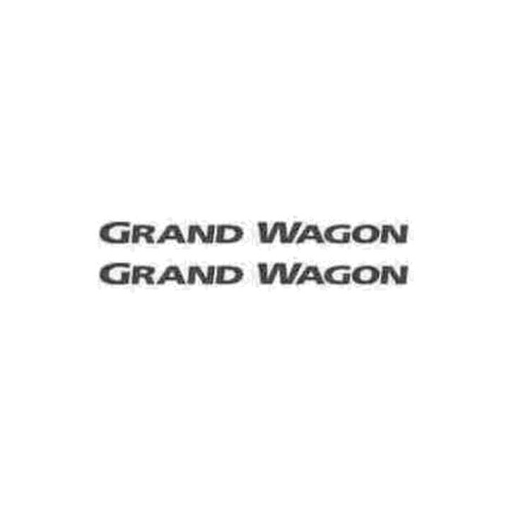 Buy Grand Wagon Decal Sticker Online