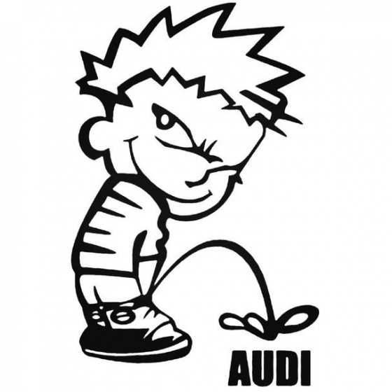 Calvin Pisses Audi Humorous...