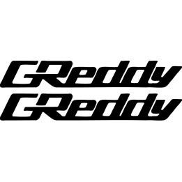 GReddy Stickers – JDM Drift Turbo Tuning Performance Decals (2-Pack)