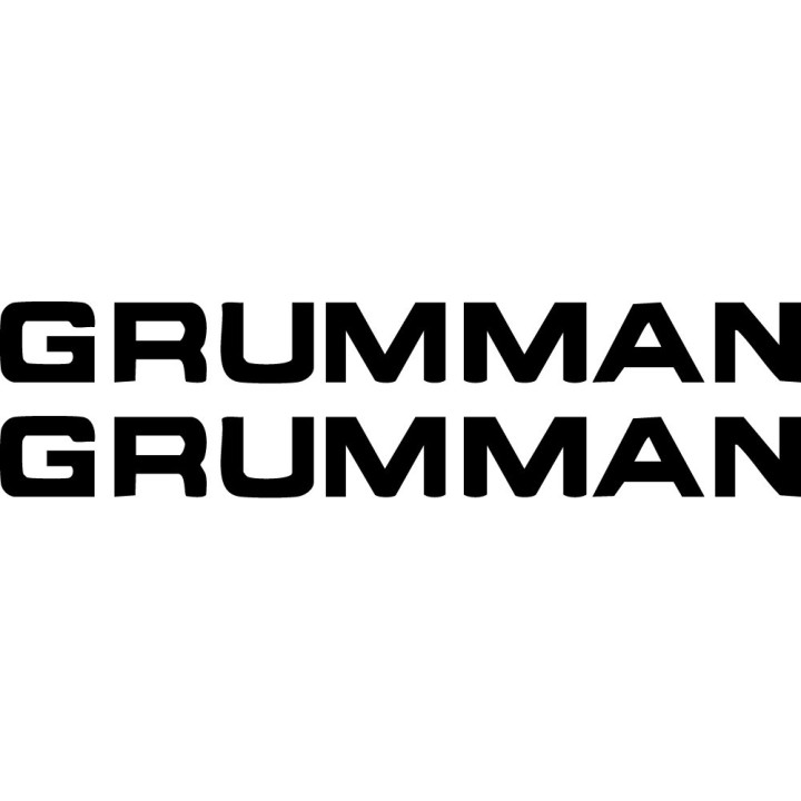 Grumman Boat Stickers – Aluminum Canoe Marine Decals (2-Pack)