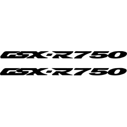 Suzuki GSX-R750 Stickers – Supersport Fairing Decals (2-Pack)