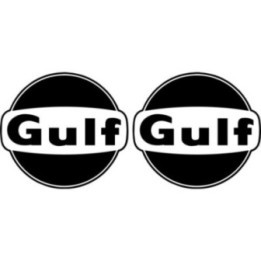 Gulf Racing Stickers – Le Mans Heritage Motorsport Decals (2-Pack)