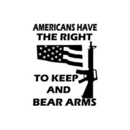 Right to Bear Arms Stickers – 2nd Amendment Decals (2-Pack)