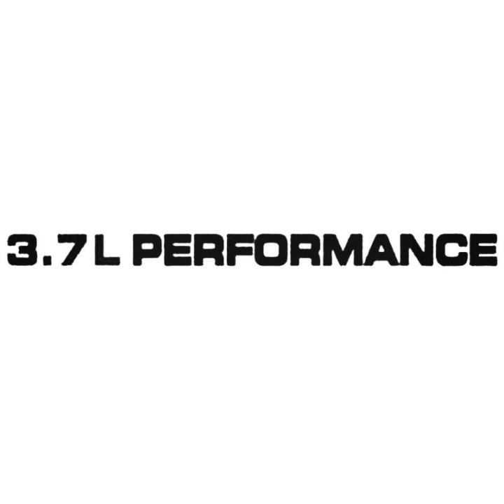 3.7L Performance Stickers – Ford Mustang F-150 Decals (2-Pack)