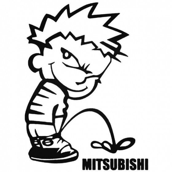 Calvin Pisses Mitsubishi...
