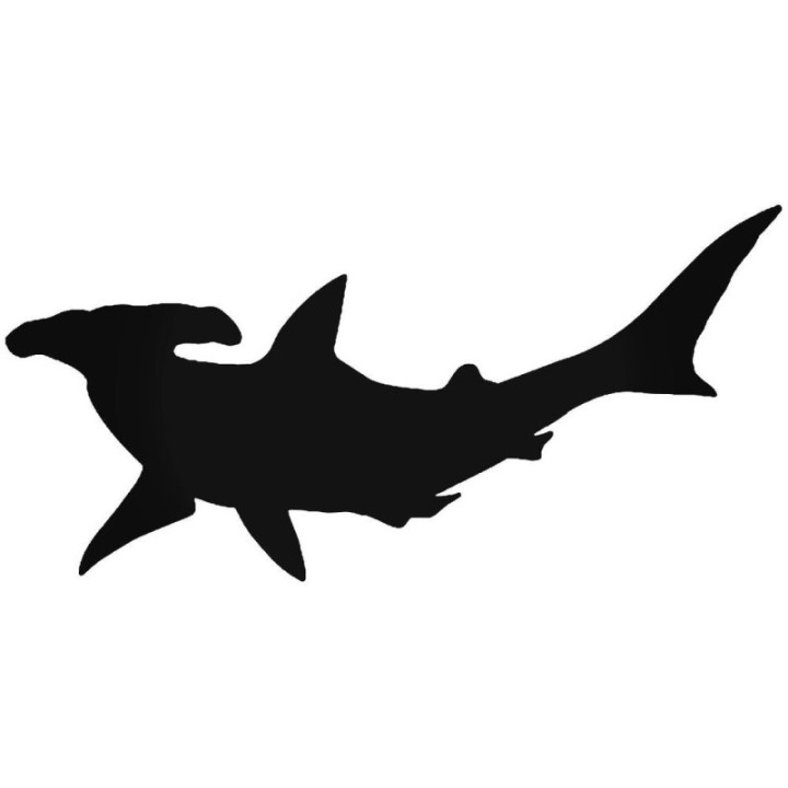 Hammerhead Shark Stickers – Ocean Wildlife Decals (2-Pack)