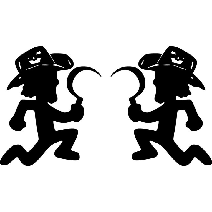 Boondox Scarecrow Stickers – Psychopathic Records (2-Pack)