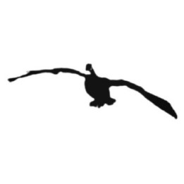 Flying Bird Silhouette Stickers – Seagull Decals (2-Pack)