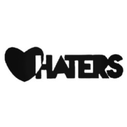 Love Haters Stickers – Sarcastic Funny Decals (2-Pack)
