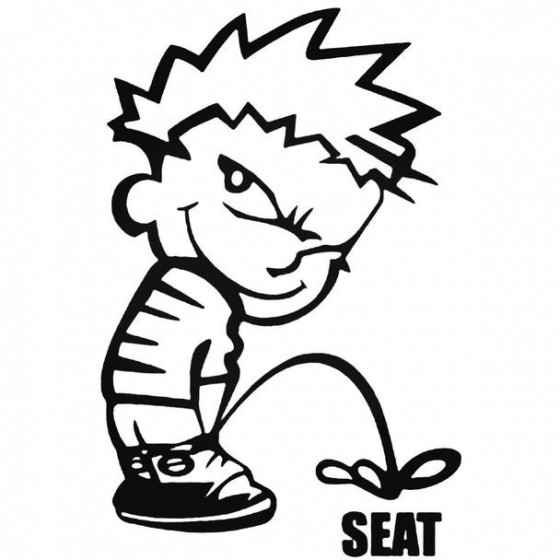 Calvin Pisses Seat Humorous...