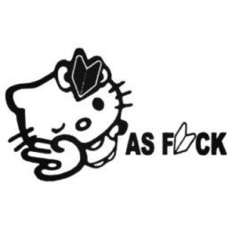 Buy Hello Kitty Jdm As Fuck 4 Decal Sticker Online