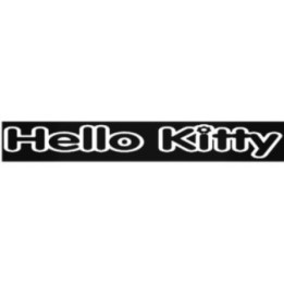 Buy Hello Kitty Windshield Banner 2 Vinyl Decal Sticker Online
