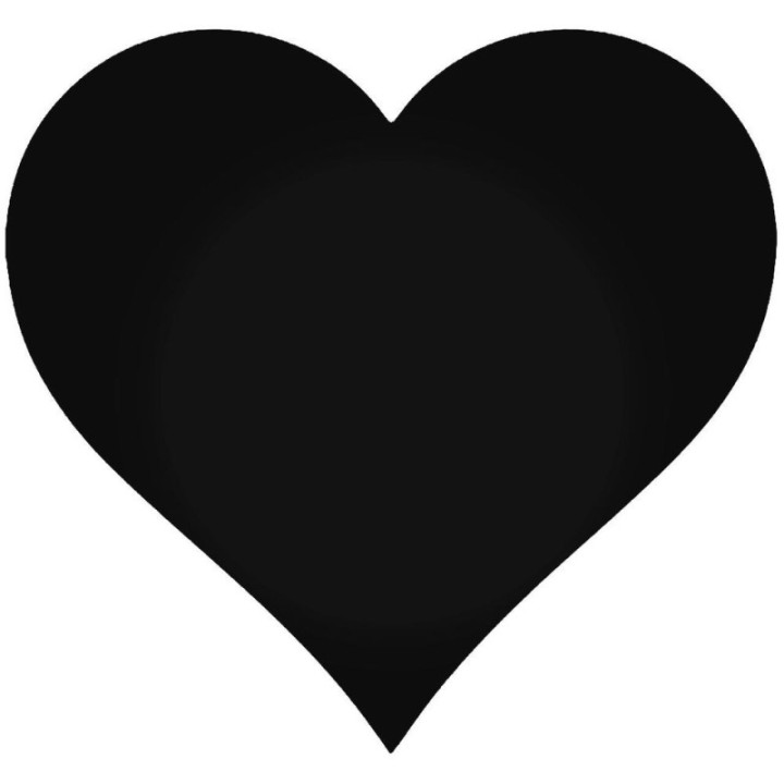 Heart Stickers – Valentine Love Heart Decals (2-Pack)