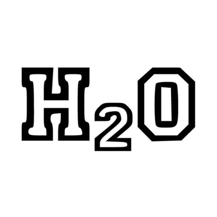H2O Band Stickers – Hardcore Punk Decals (2-Pack)