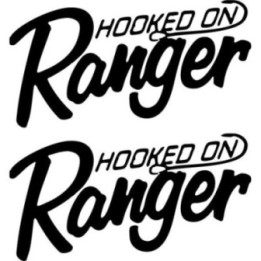 Buy Hooked On Ranger Fishing Die Cut Decal Sticker Online