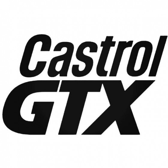 Castrol Gsx Decal Sticker