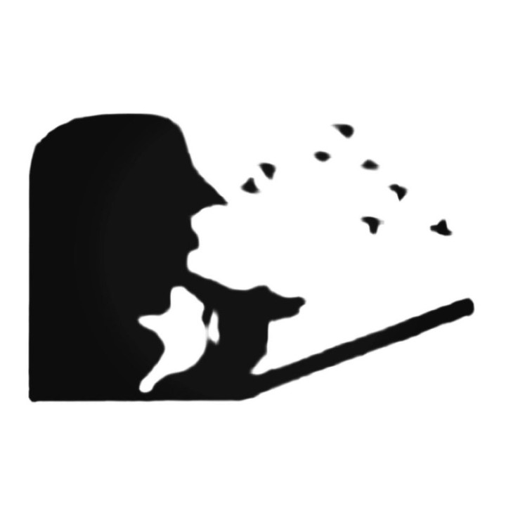 Bird Hunting Silhouette Stickers – Hunter & Dog Decals (2-Pack)