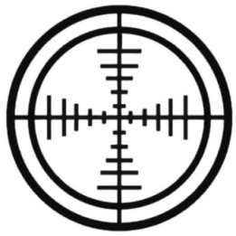 Buy Hunting Crosshair V10 V Decal Sticker Online