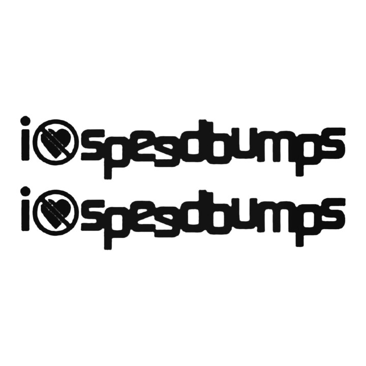 Buy I Hate Speedbumps Jdm Decal Sticker Online